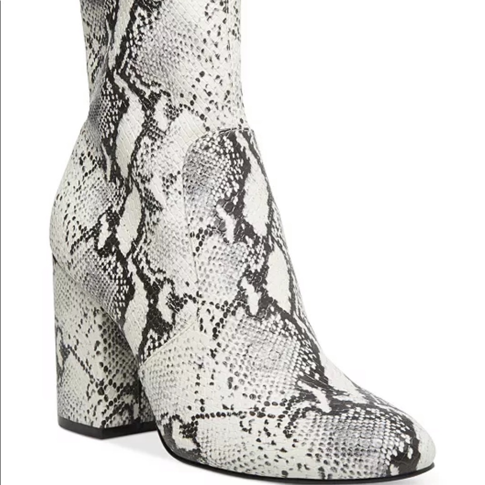 Madden girl snake skin boots